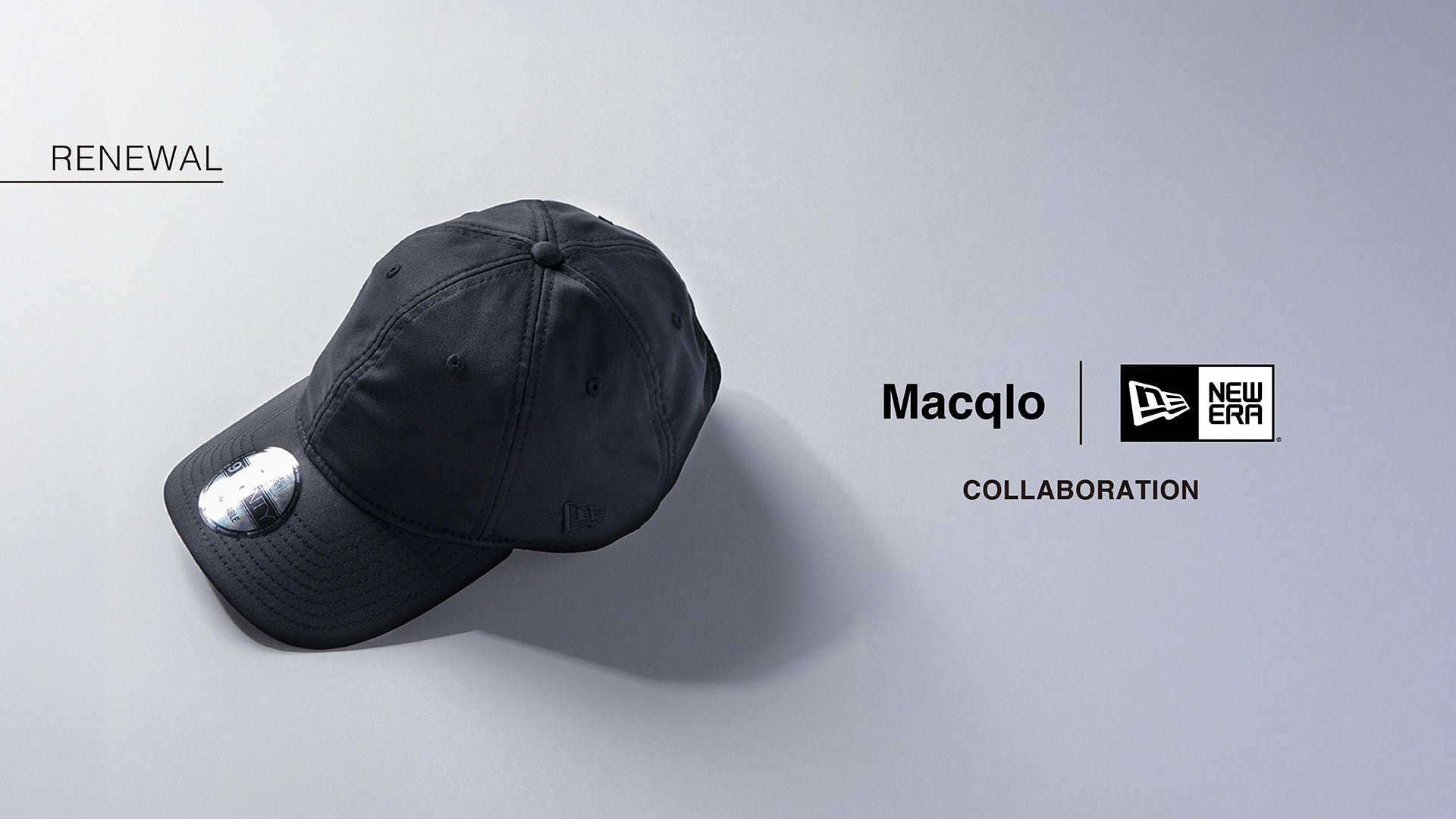 黒×高機能”アパレル「Macqlo」×ヘッドウェアブランド「NEW ERA