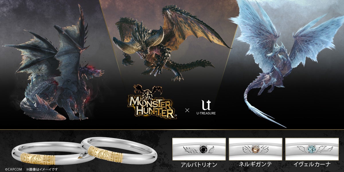 モンスターハンター」シリーズ『ハンターの指輪』に3種類のモンスター