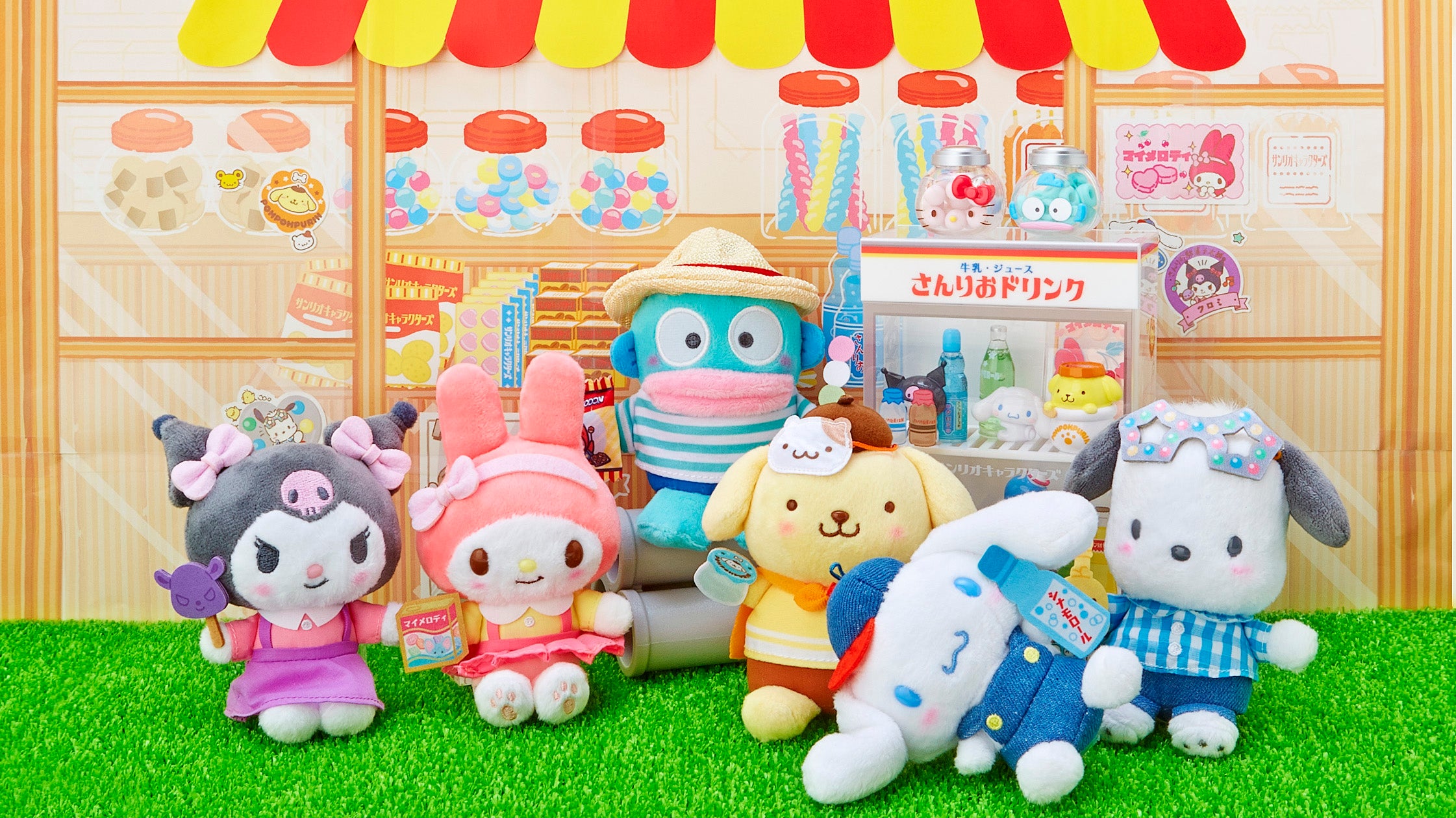 昭和レトロ”感たっぷり！懐かしの駄菓子屋さんにサンリオキャラクター