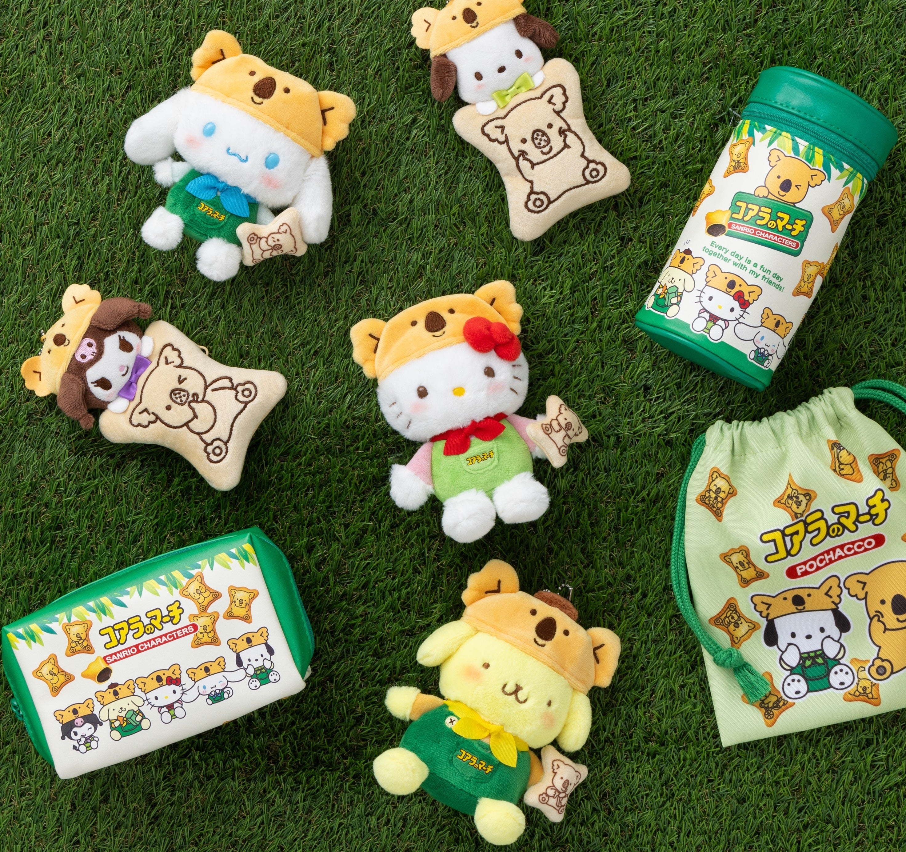 ホワイトデーシーズンに向けた、コアラのマーチくんとサンリオ