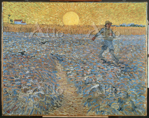 ゴッホ「種まく人（種をまく人、農夫）」 [78745124]のアート作品 - アフロ