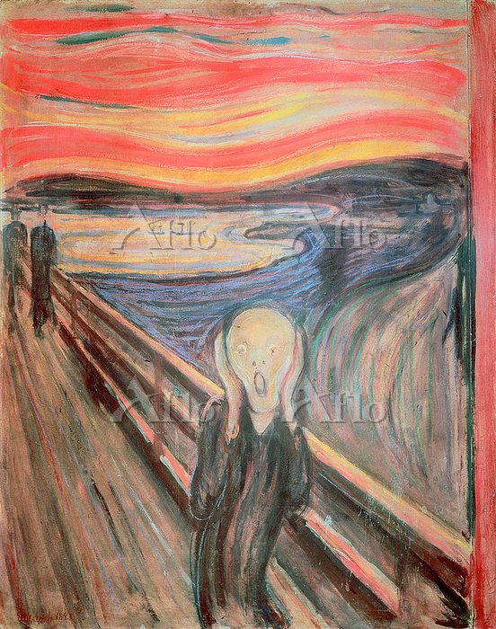 エドヴァルド・ムンク「叫び」 オスロ国立美術館 [131106830]のアート