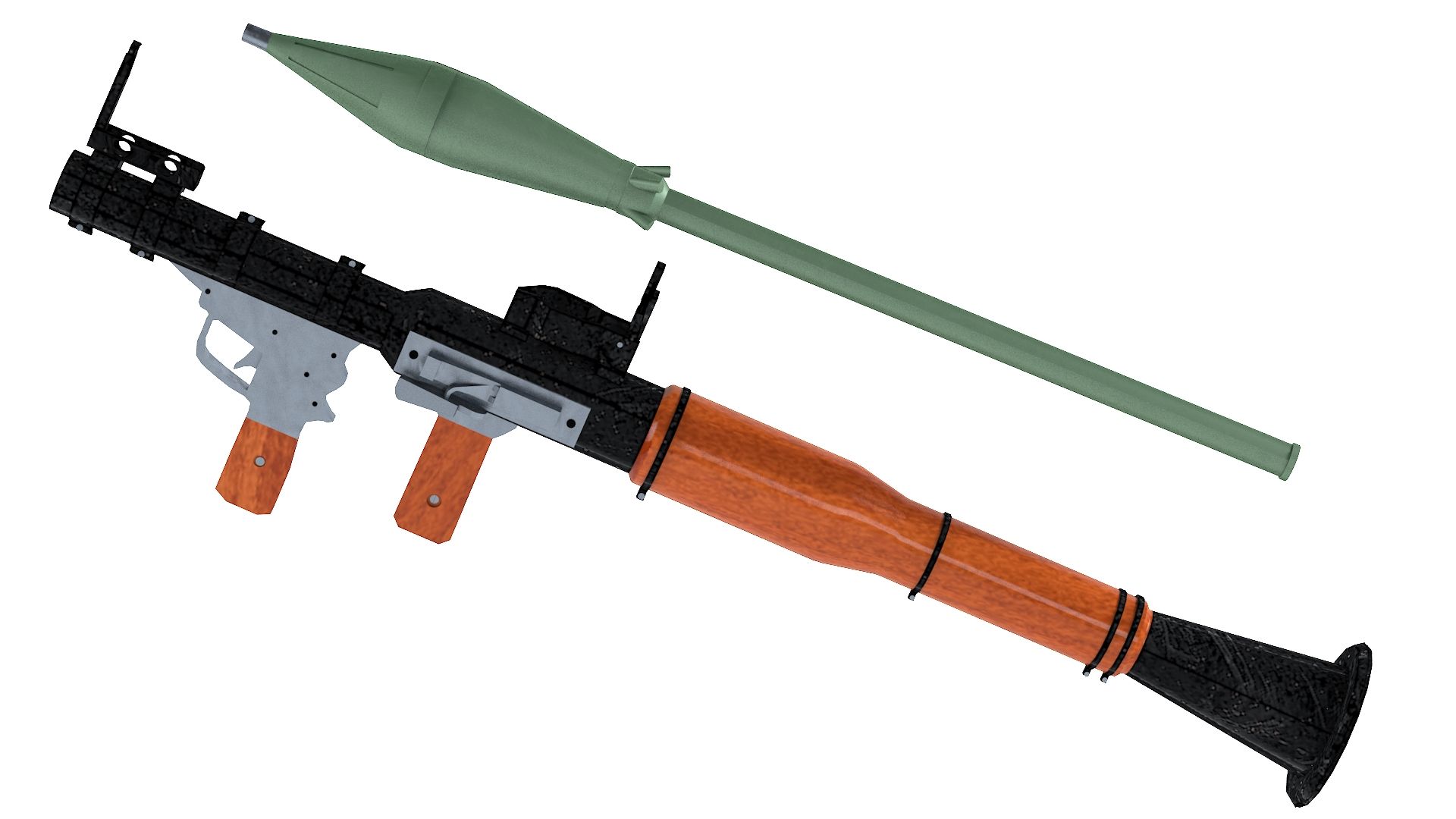 RPG-7ロケットランチャー 3Dモデル $15 - .max .fbx .obj - Free3D