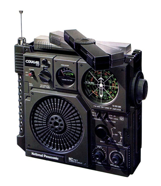 1973 Panasonic RF-877 : r/cassettefuturism