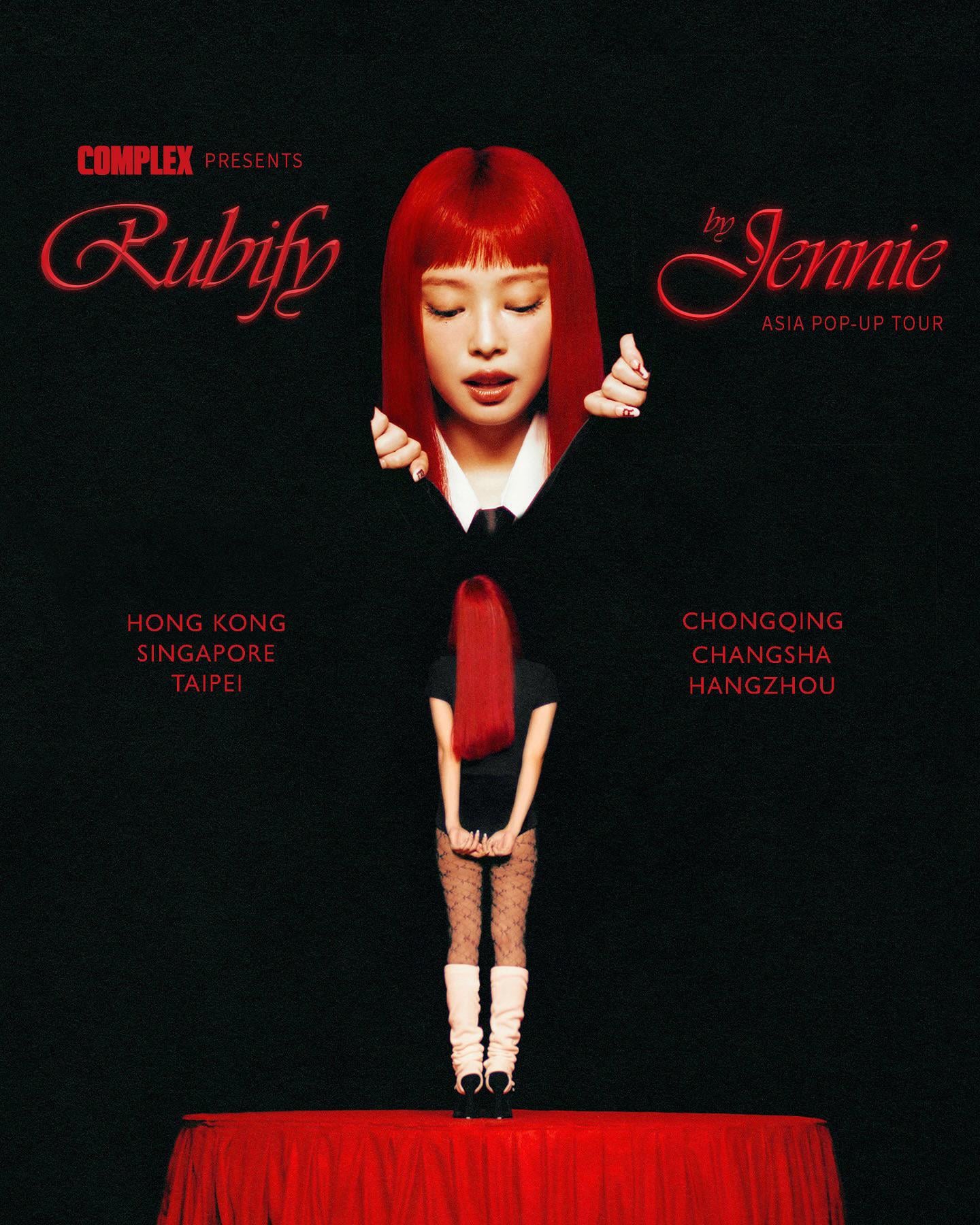 250812 Complex Presents Rubify by JENNIE アジア ポップアップツアー
