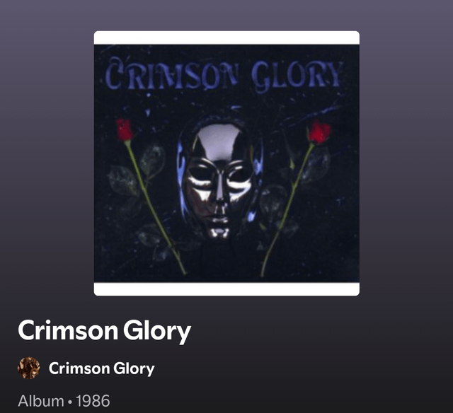 Crimson glory : r/MetalForTheMasses