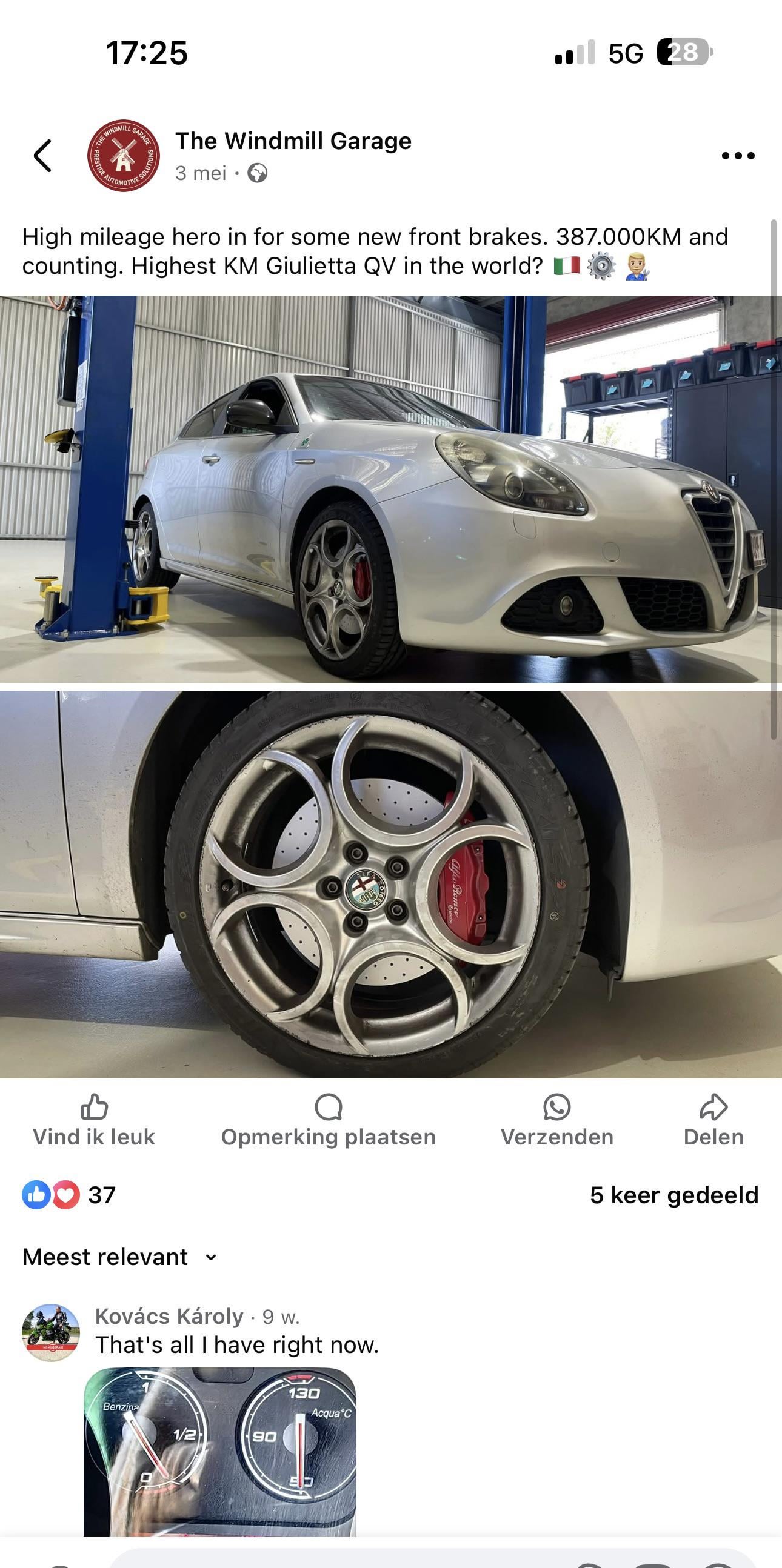 Curious about high-mileage Alfa Romeo MiTo 1.4 16V Sprint, 135k