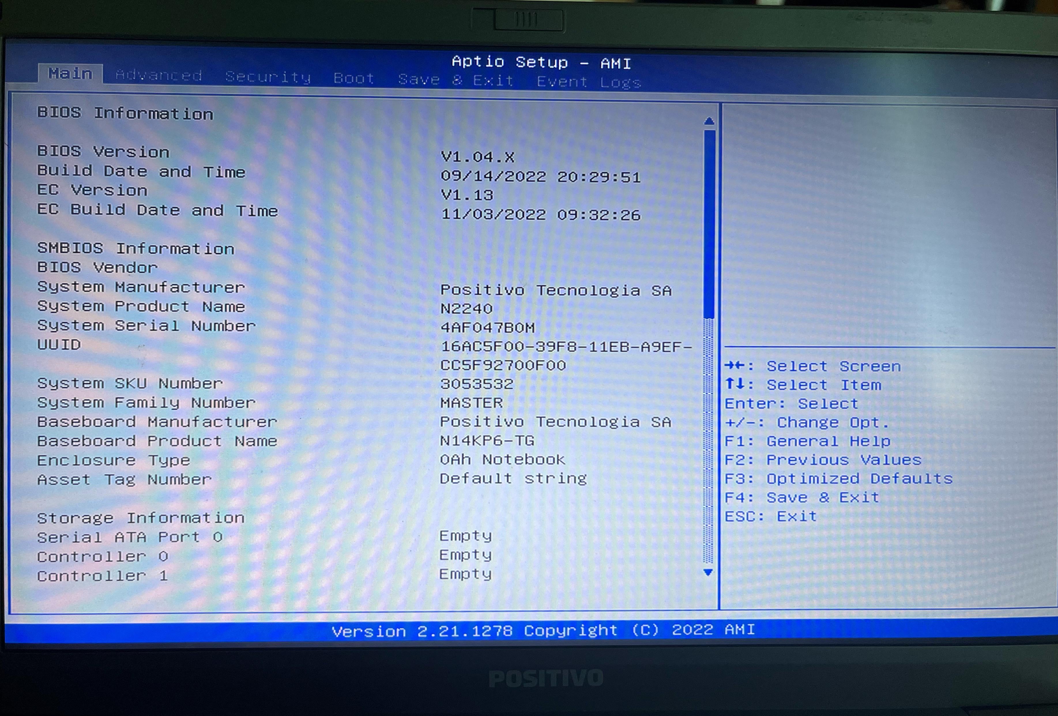 Aptio セットアップ - AMI : r/computadores