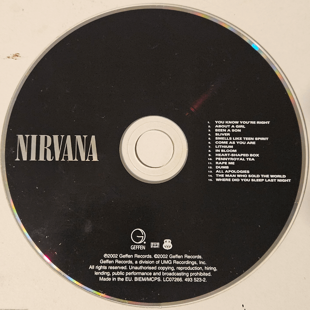 お父さんの昔のニルヴァーナのCDって、レアだったりする？価値とかある