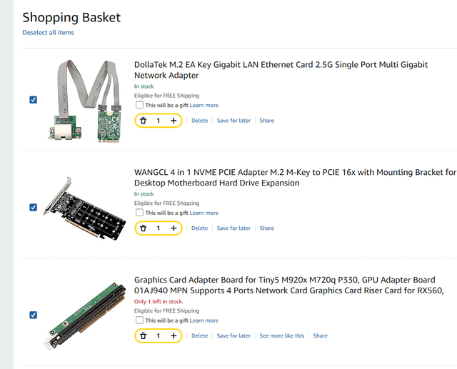 Building a SFF nvme NAS with a Lenovo M920x : r/homelab