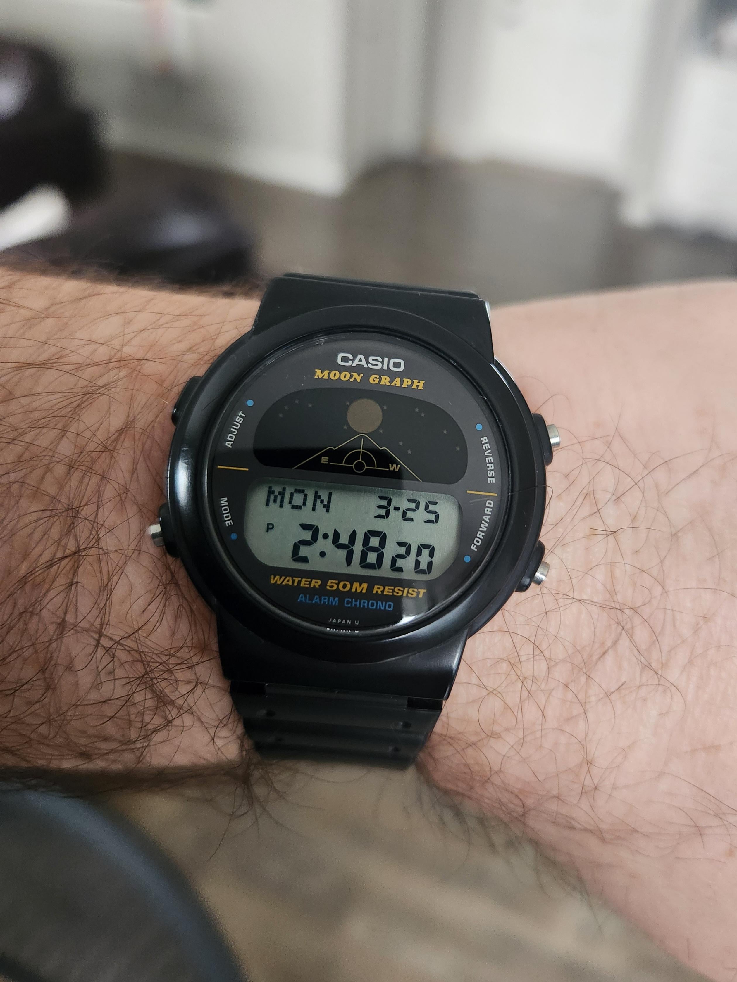 GMW-15] Finally pulled the trigger on a vintage Casio Moon Graph