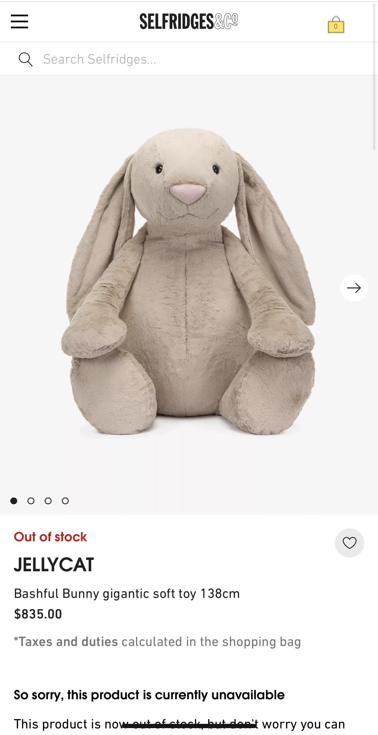 Gigantic Bashful Bunny - do these exist anymore? : r/Jellycatplush
