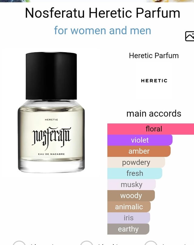 Heretic Nosferatu : r/Perfumes