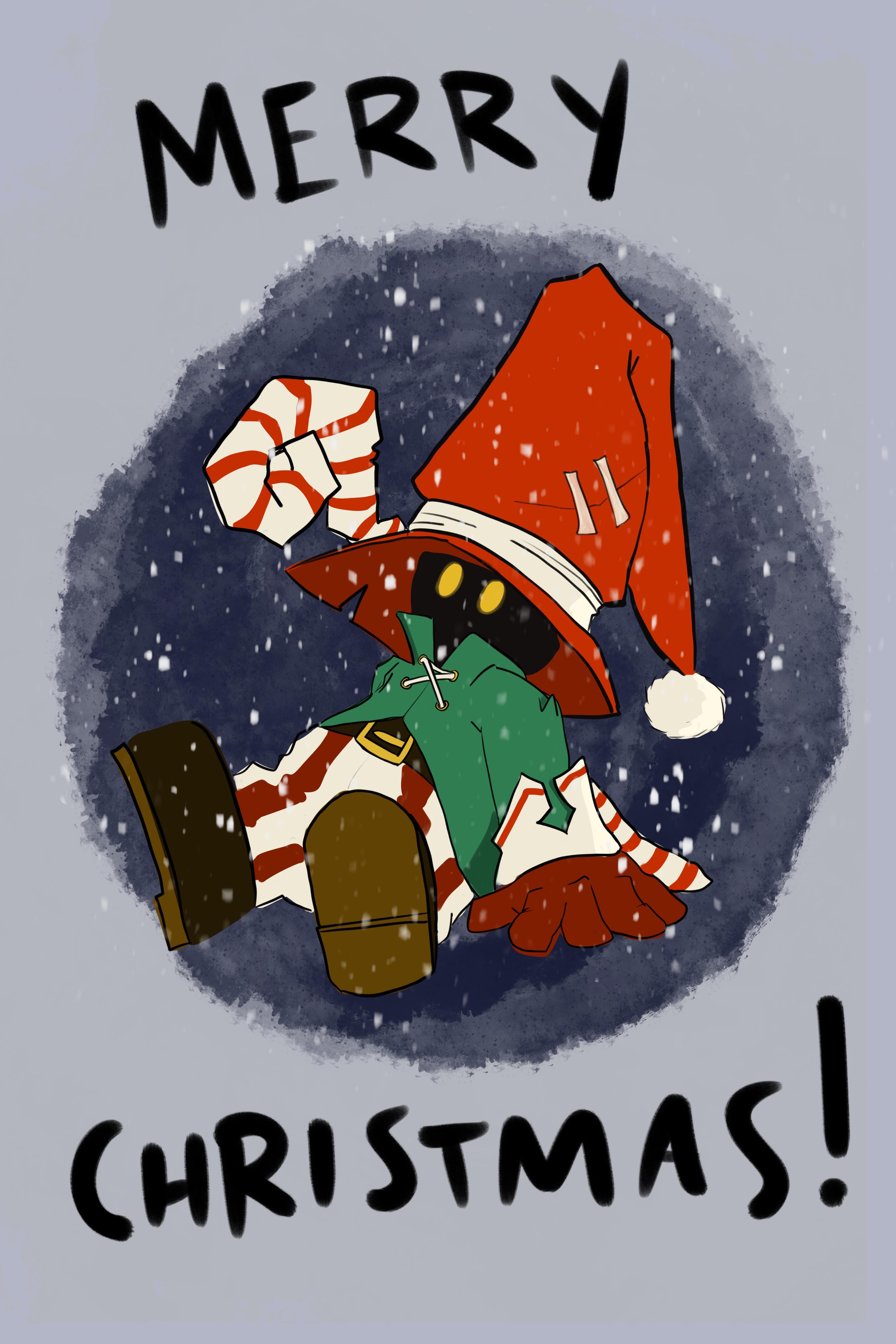 I made a card for Christmas : r/FinalFantasyIX