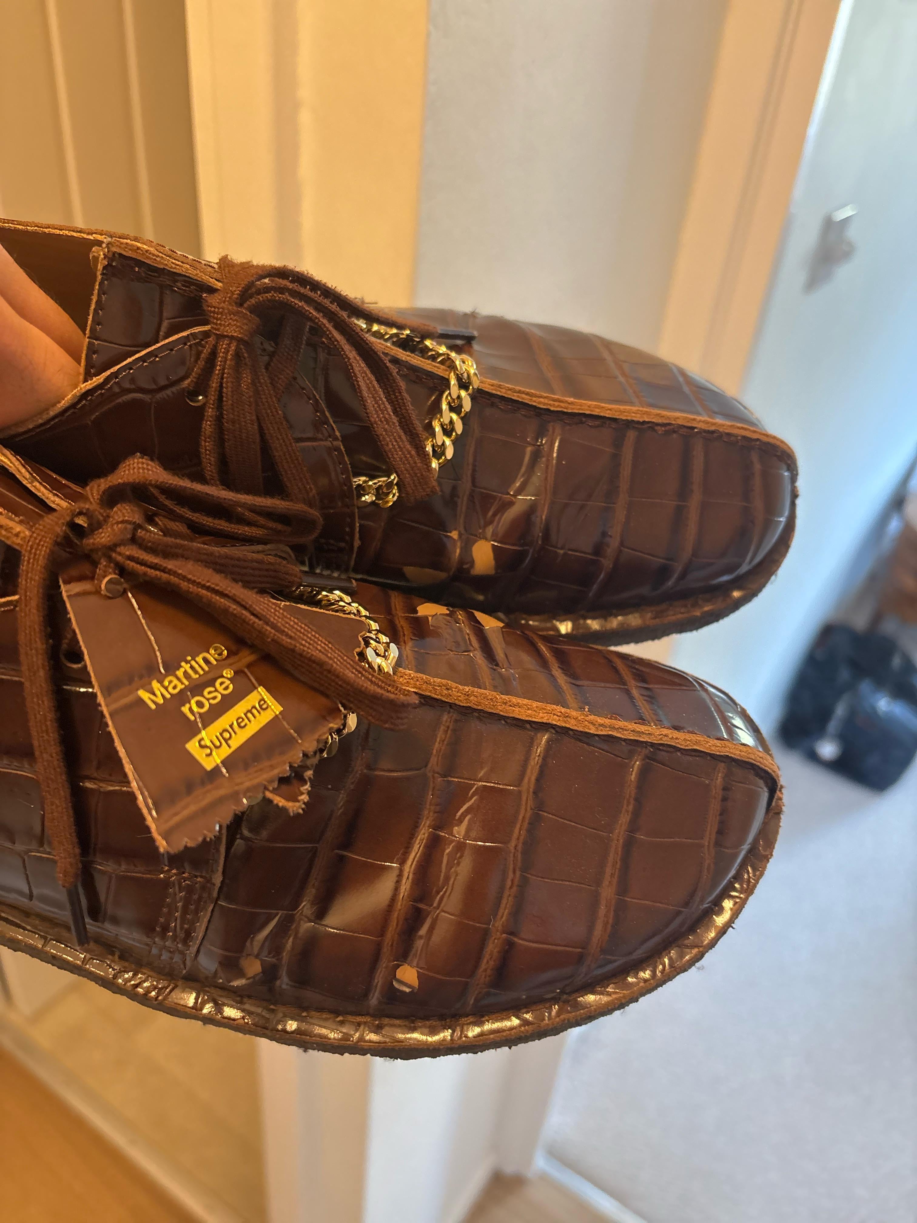 Supreme x Martine Rose Clarks Poor Quality : r/supremeclothing