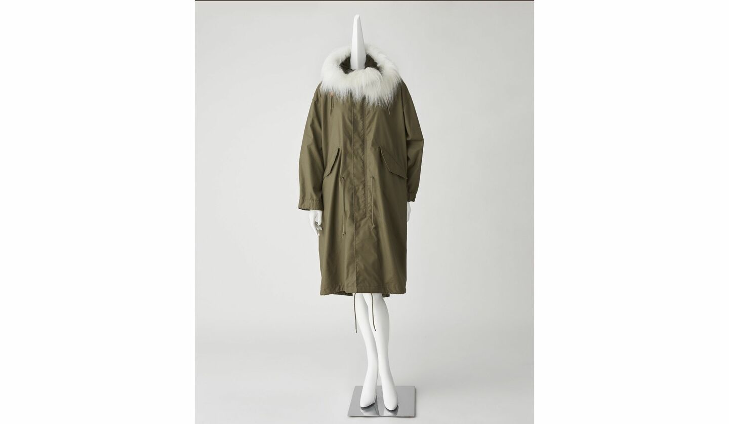 あ*ず様 hyke バーニーズニューヨーク 別注 ファー付 M-65 モッズコー