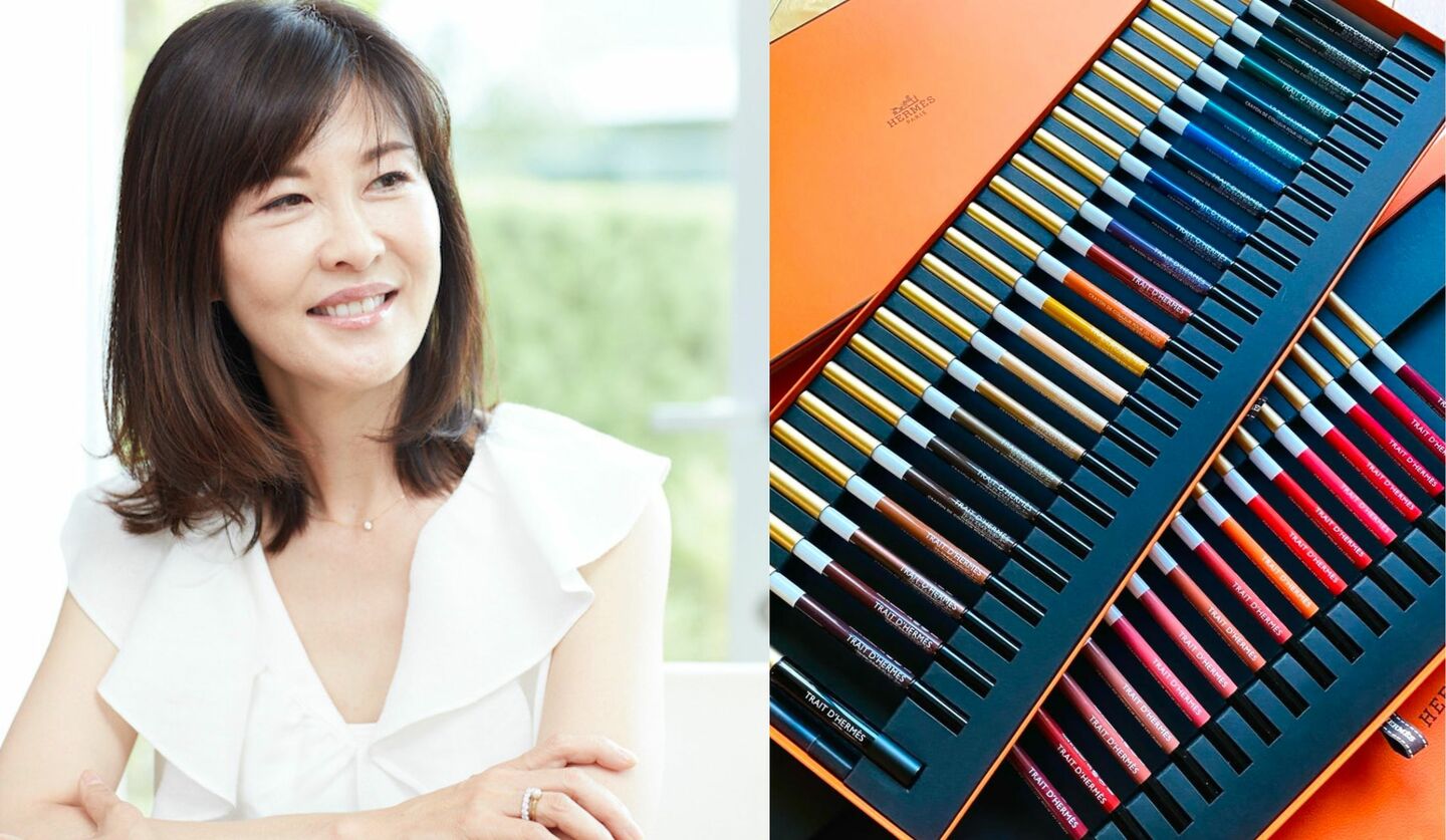 エルメスのカラーペンシル】美容ジャーナリスト・安倍佐和子さんが