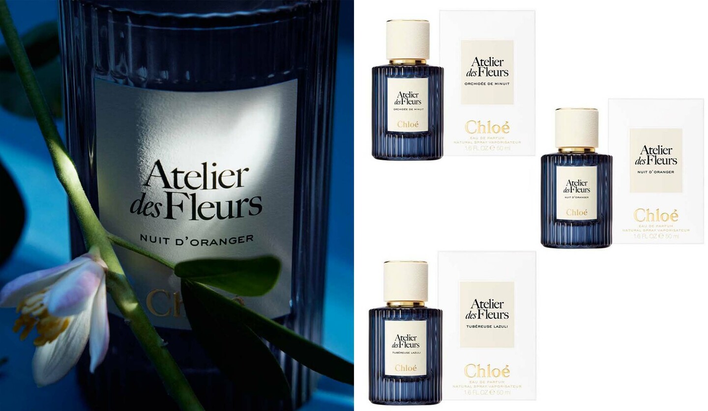 クロエ】アトリエ デ フルールから新作登場！夜に咲く白い花々の