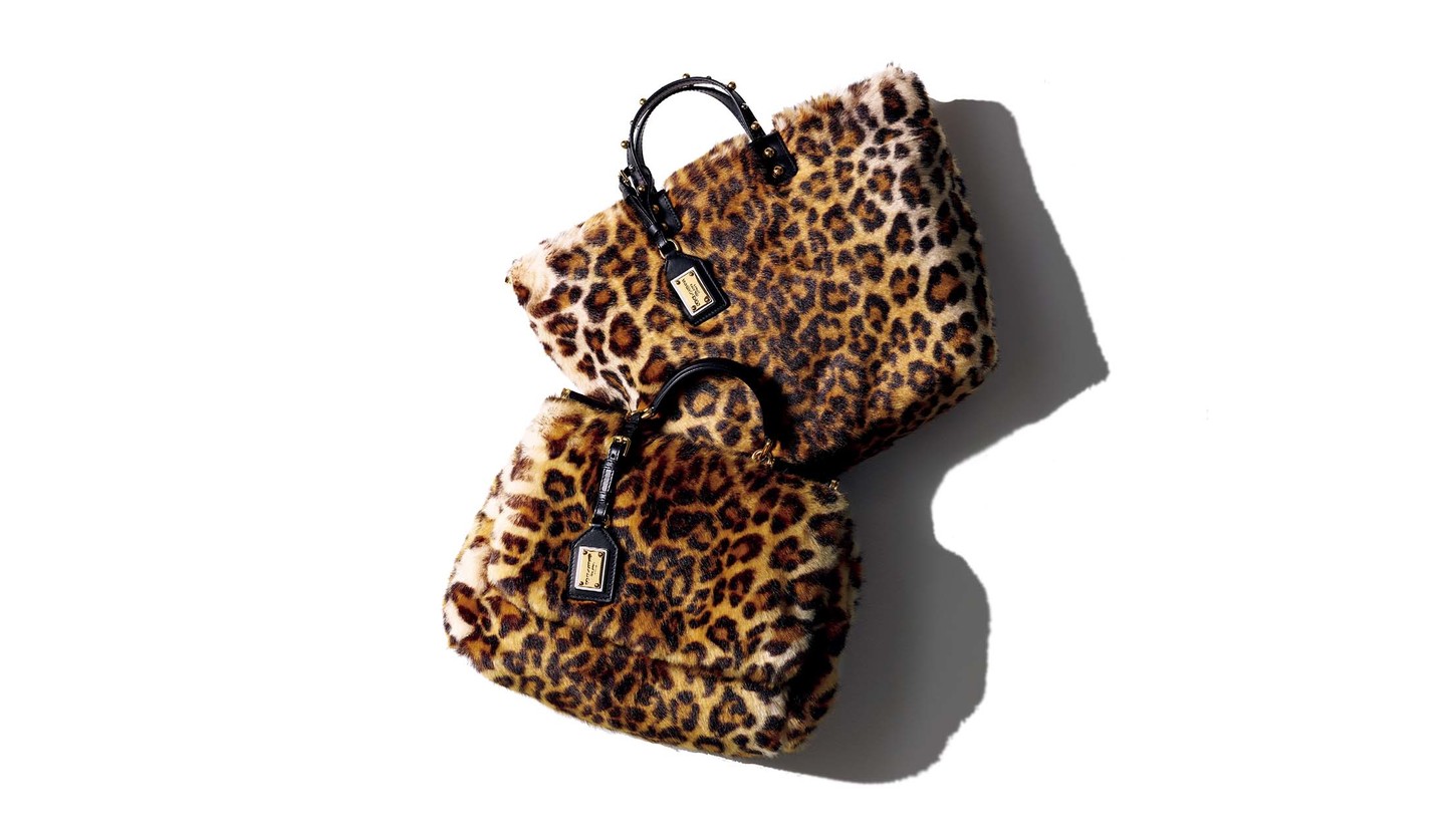 アニマル柄で華やぐ！ドルチェ＆ガッバーナのエコファーバッグ