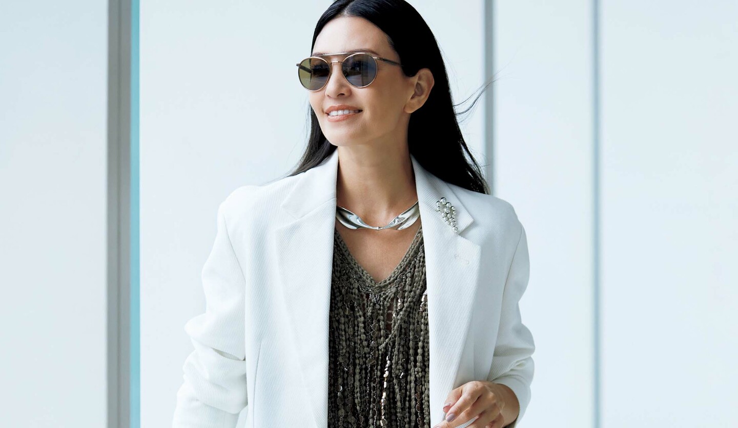 きちんと感のある着こなしにも調和する「ブルネロ クチネリ」の