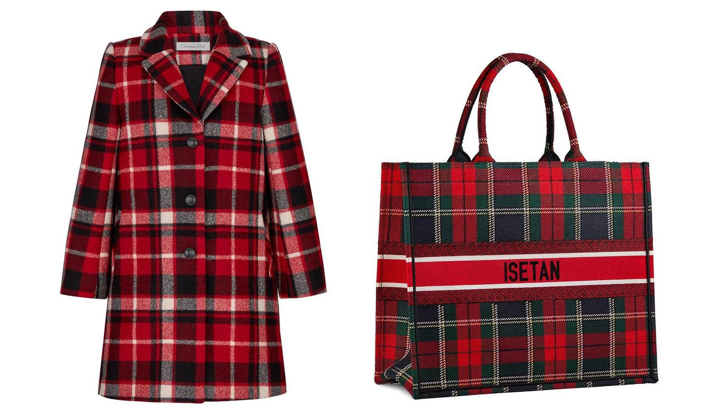 完売必至！ディオールがタータンチェック柄バッグやコートを限定発売