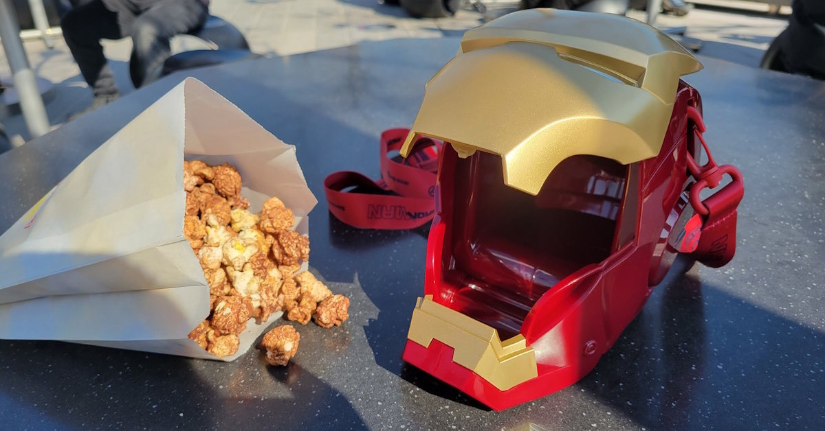 ディズニーランドの「アイアンマン」ポップコーンバケットがかっこいい