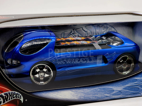 Hot Wheels 2002 Vintage NOS Deora II Blue Brand New Unopened 1:18
