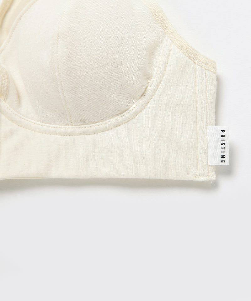 切替フロントホックブラ / オーガニックコットン – PRISTINE