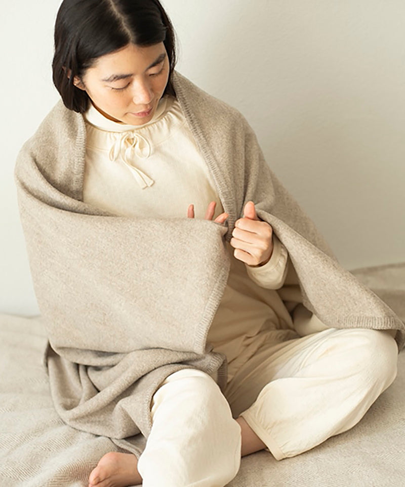 ヤクコットン Wフェイスハーフケット / オーガニックコットン – PRISTINE