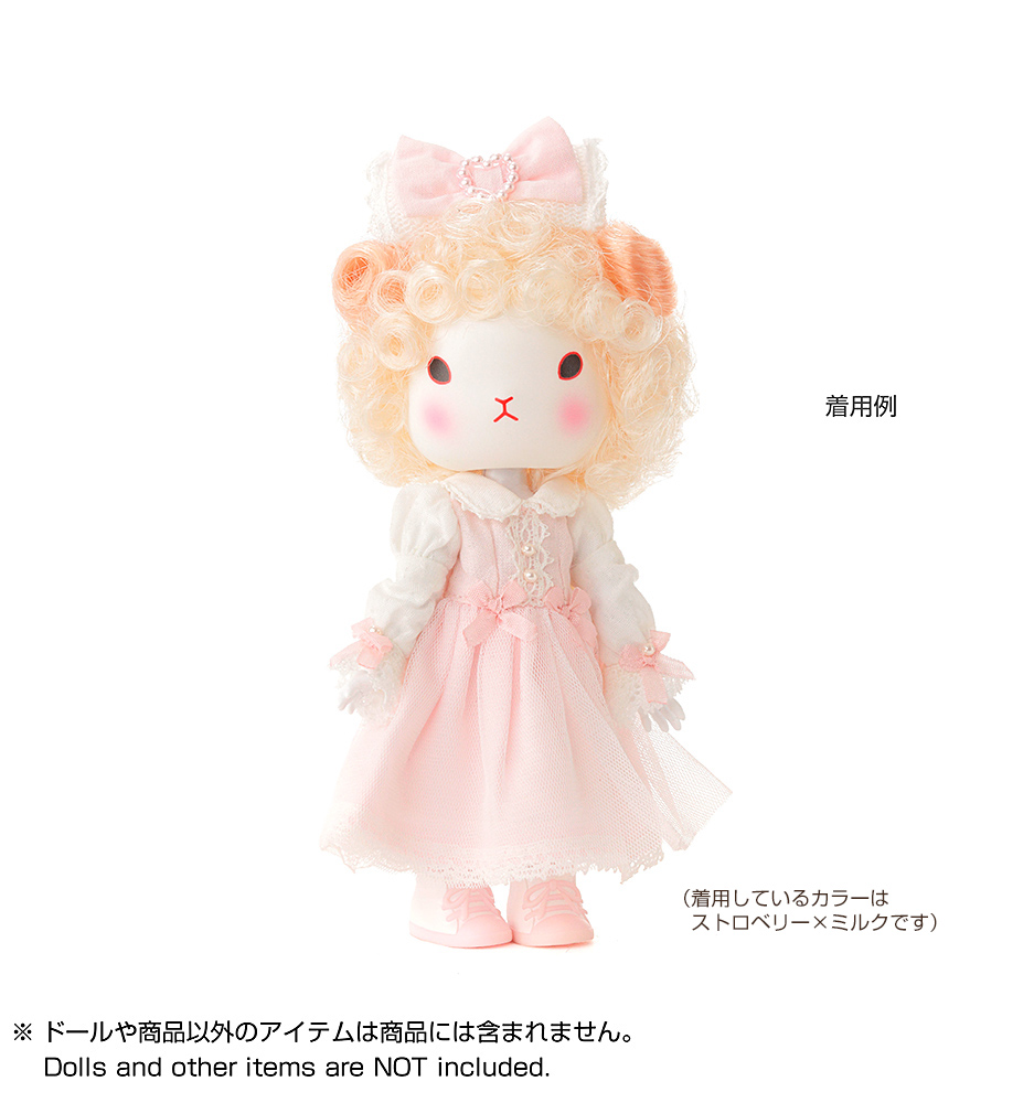 アゾン製： 1/12ピコD「Twinkle☆Candy リボンワンピset」 ミルク