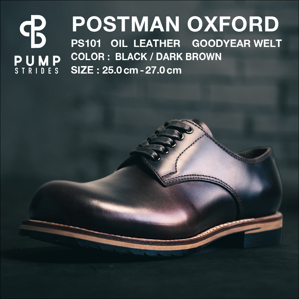 PUMP STRIDES パンプストライズ PS101 ポストマンシューズ ダークブラウン