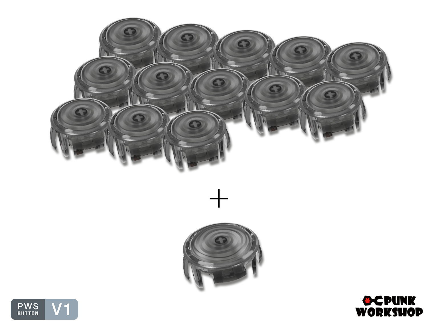 PWS V1 ボタンセット – PUNK WORKSHOP JAPAN