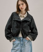 スタンドカラータックブルゾン(FREE BLACK): : ウィメンズ｜PUBLIC