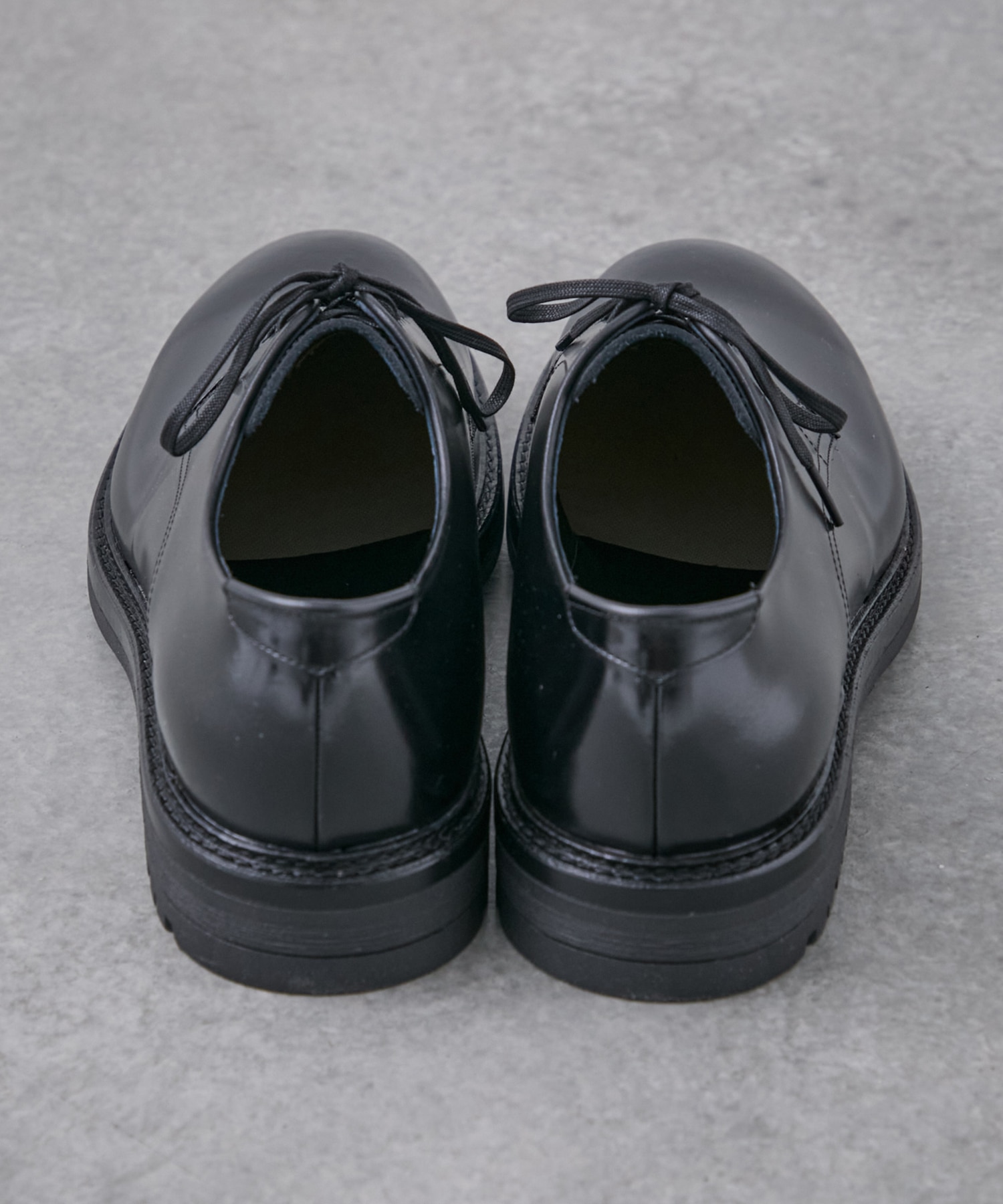 SCOTCHGARDレザープレーントゥ(1 BLACK): : メンズ｜PUBLIC TOKYO