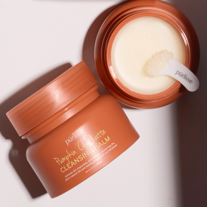 Pumpkin Chai Latte Cleansing Balm - Makeup Removing Balm | purlisse