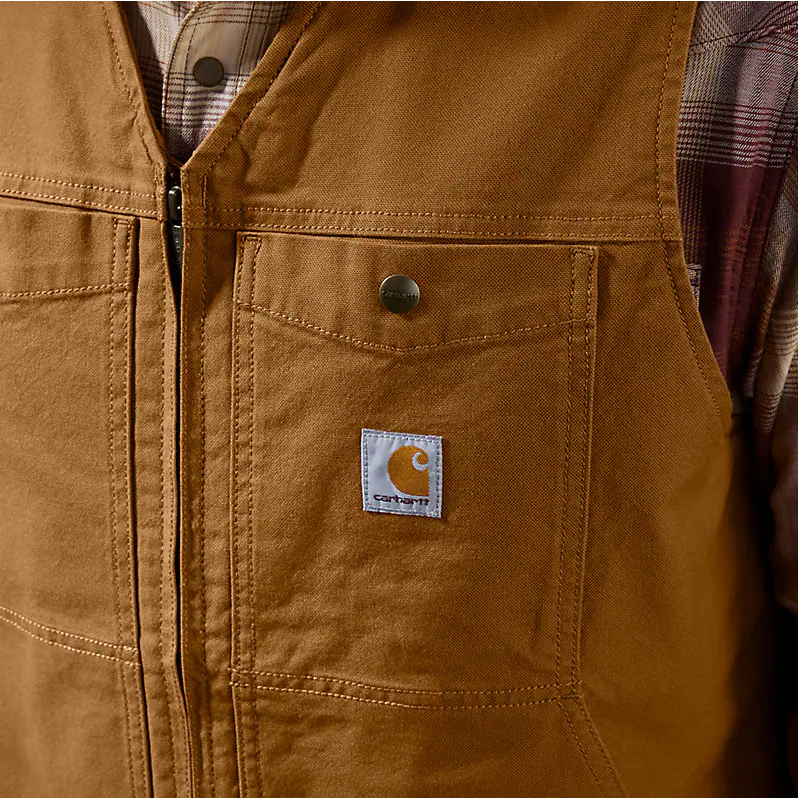 Montana Relaxed Fit Duck Vest, Carhartt Brown