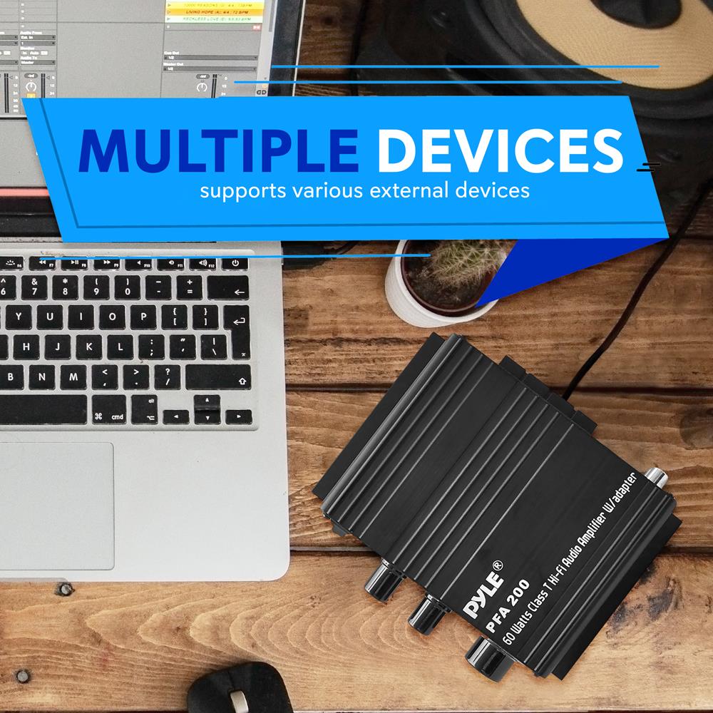 Mini Audio Amplifier 60W HiFi Stereo Class-T Circuit 2-8Œ