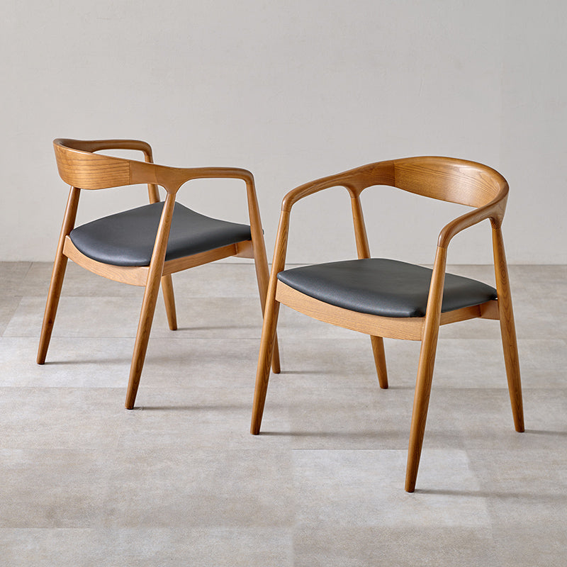 生地が選べるダイニングチェア 肘掛けなし 完成品 Calmo [1脚/2脚/4脚