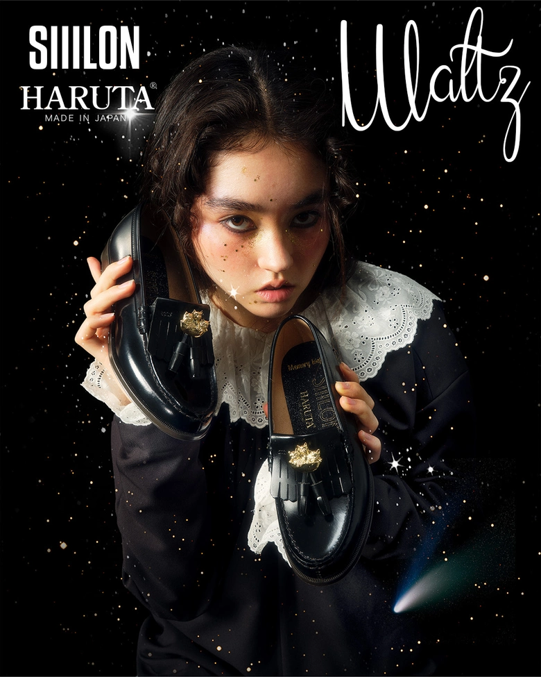 SIIILON×HARUTA、星降る夜の猫ローファー第二弾“Memory Loafers”を11