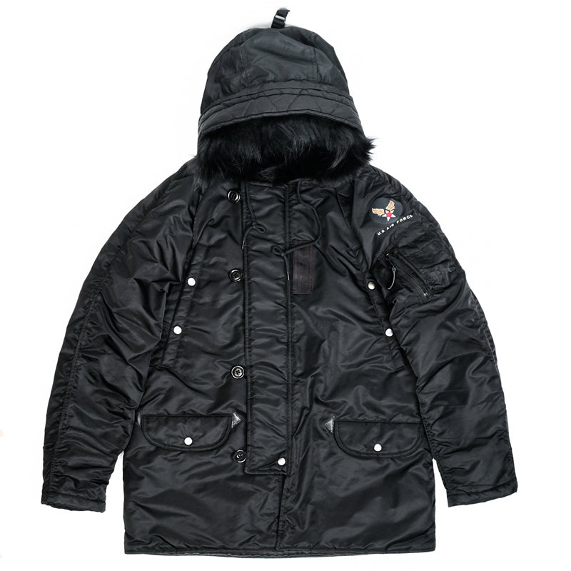 たっぷりファーに中綿で防寒性抜群☆ヴィンテージ復刻 N-3Bフライト