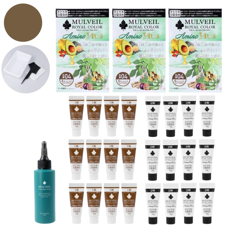 MULVEIL ロイヤルカラー アミノプラス 03 ブラウン 3箱セット マル
