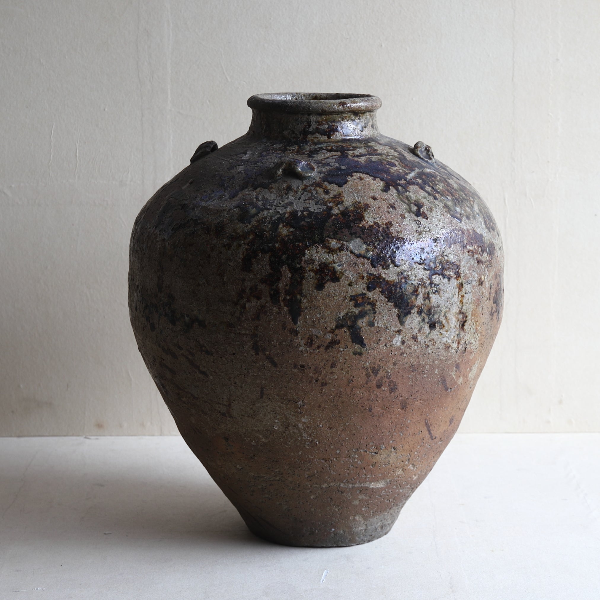 江戸時代 古丹波 四耳壺（1603–1867 CE） | 入蘆花（ロカニイル）