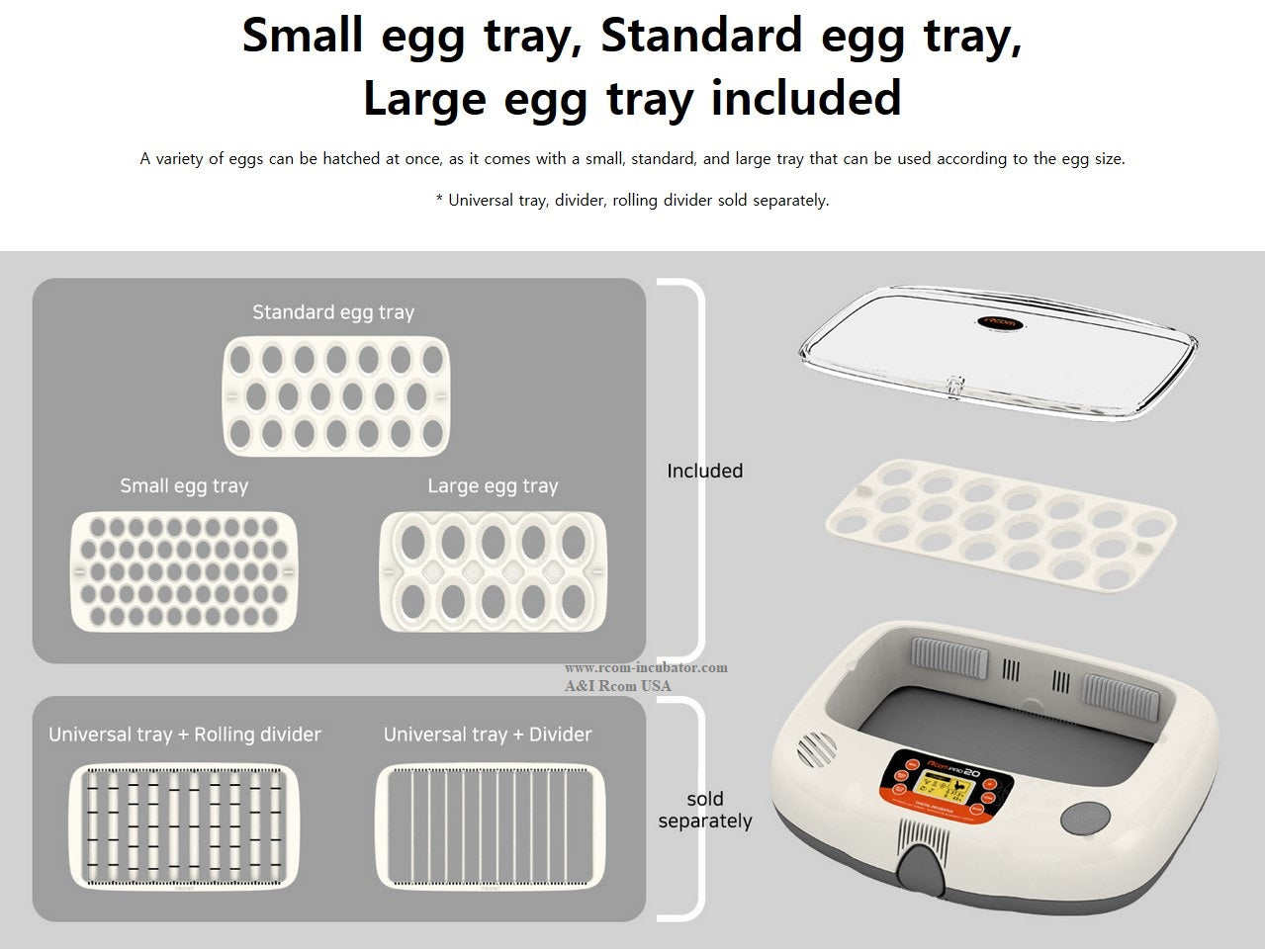 Pro 20 – Rcom Incubators USA