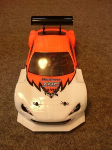 タミヤ SP.1586 1/10RC NSX スペアボディセット (ITEM 51586)を塗り