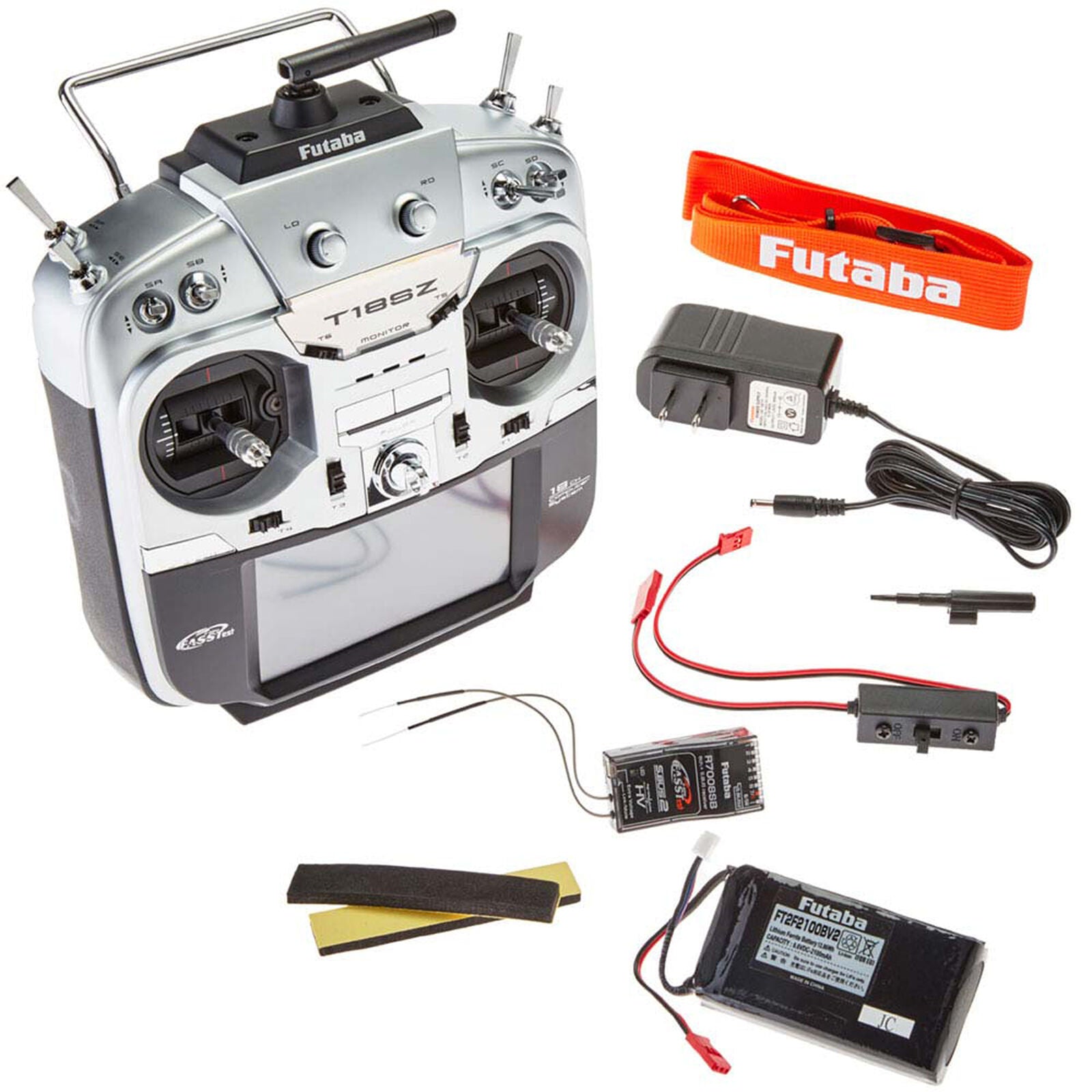 フタバ 18SZ 2.4GHZ 18CH 送信機 - HVGA 4.3 インチ フルカラー LCD