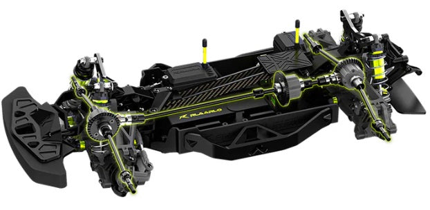 RLAARLO 1/10 カーボンファイバー ブラシレス RTR 4WD RC ラリーカー