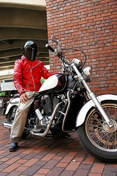 赤いライダースジャケット販売店【UKダブルライダースジャケット