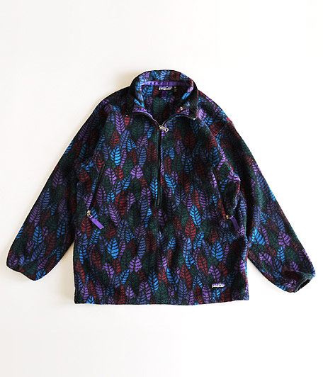 90's Patagonia リーフ柄ハーフジップフリースジャケット - Fresh