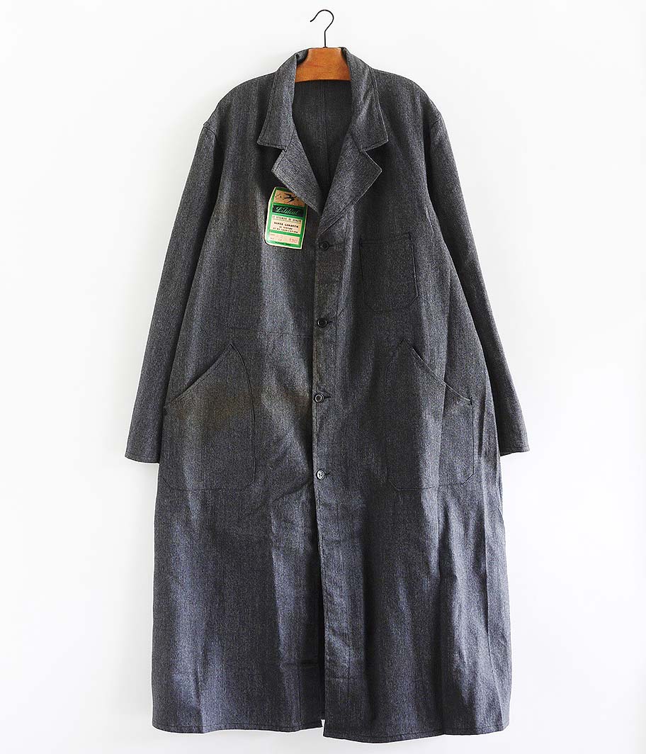 ブラックシャンブレーフレンチワークコート［Dead Stock］ - Fresh