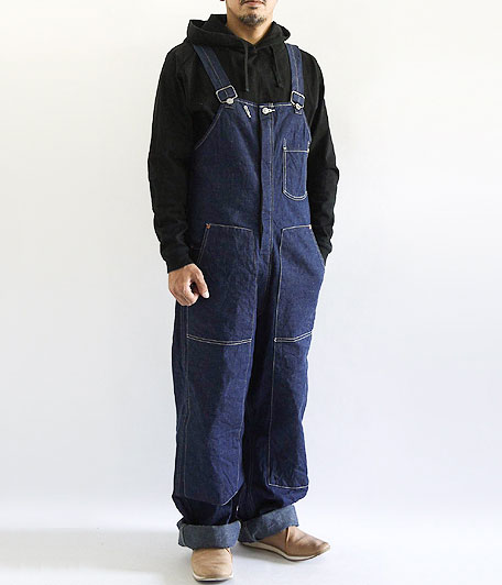 ANACHRONORM Rinsed Denim Overall [INDIGO] - Fresh Service